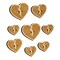 Broken Heart Love Wood Buttons for Sewing Knitting Crochet DIY Craft